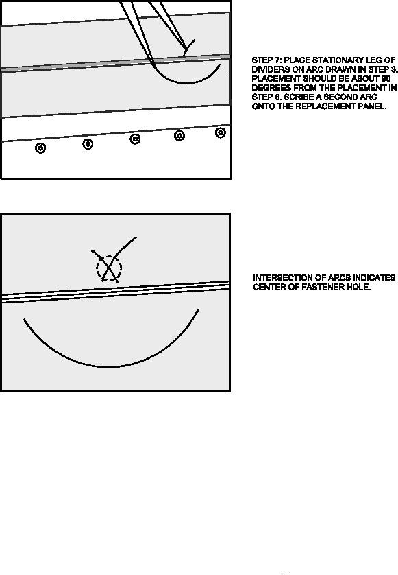 Figure 7-26. Arc Method of Locating Blind Fastener Holes (Sheet 3 of 3)